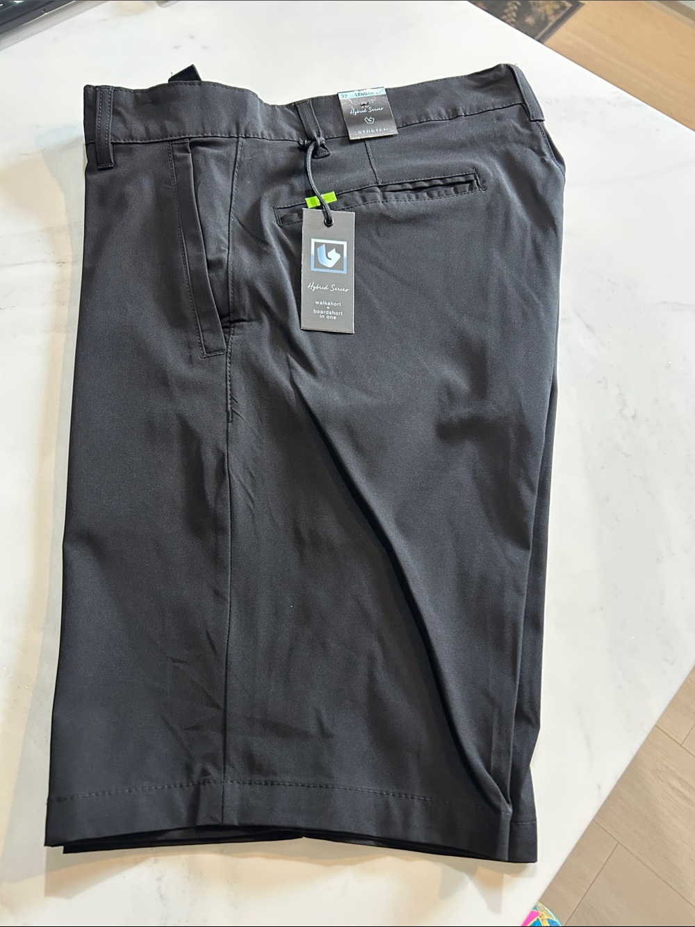 burnside Men’s Black Chino Shorts